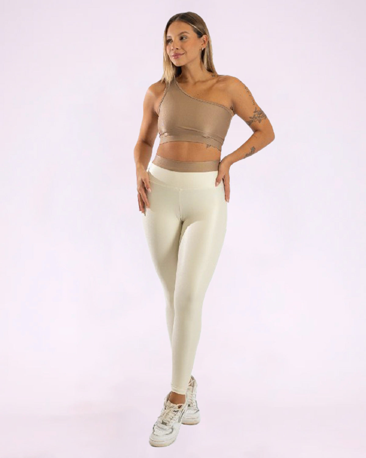 Conjunto Legging Curve Slim ao Plus + Top Ombro Só