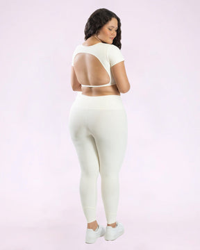 Conjunto Legging Básica Curve Plus Size + Top Alice