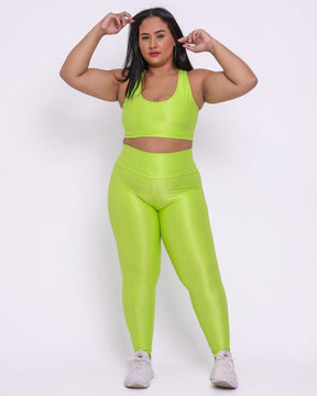 Conjunto Legging Curve Plus Size + Top Nadador (Todas cores)