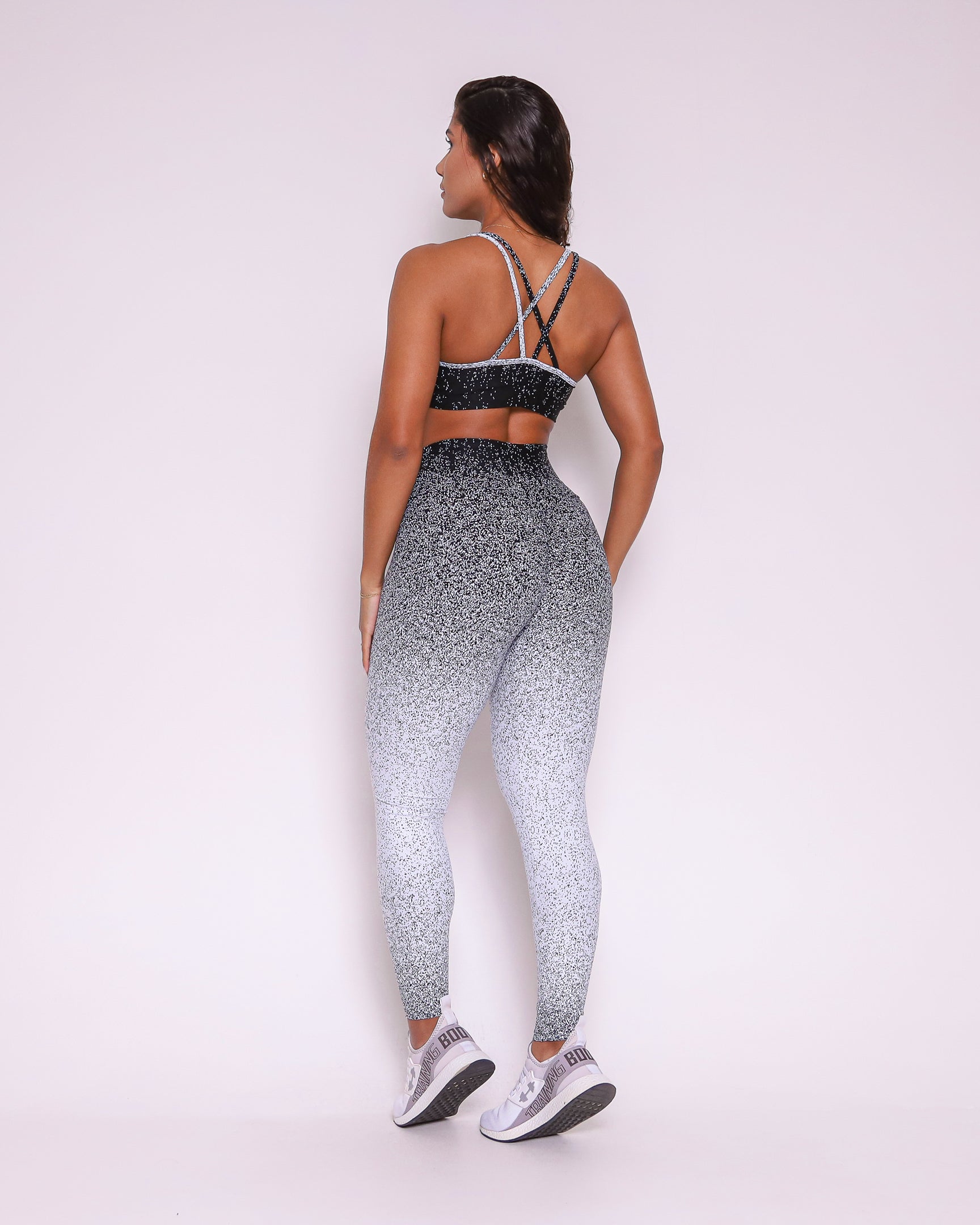 Conjunto Legging Empina Bumbum Degradê + Top Lu