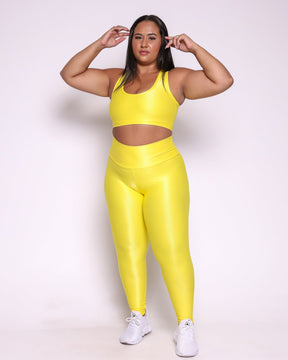 Conjunto Legging Curve Plus Size + Top Nadador (Todas cores)