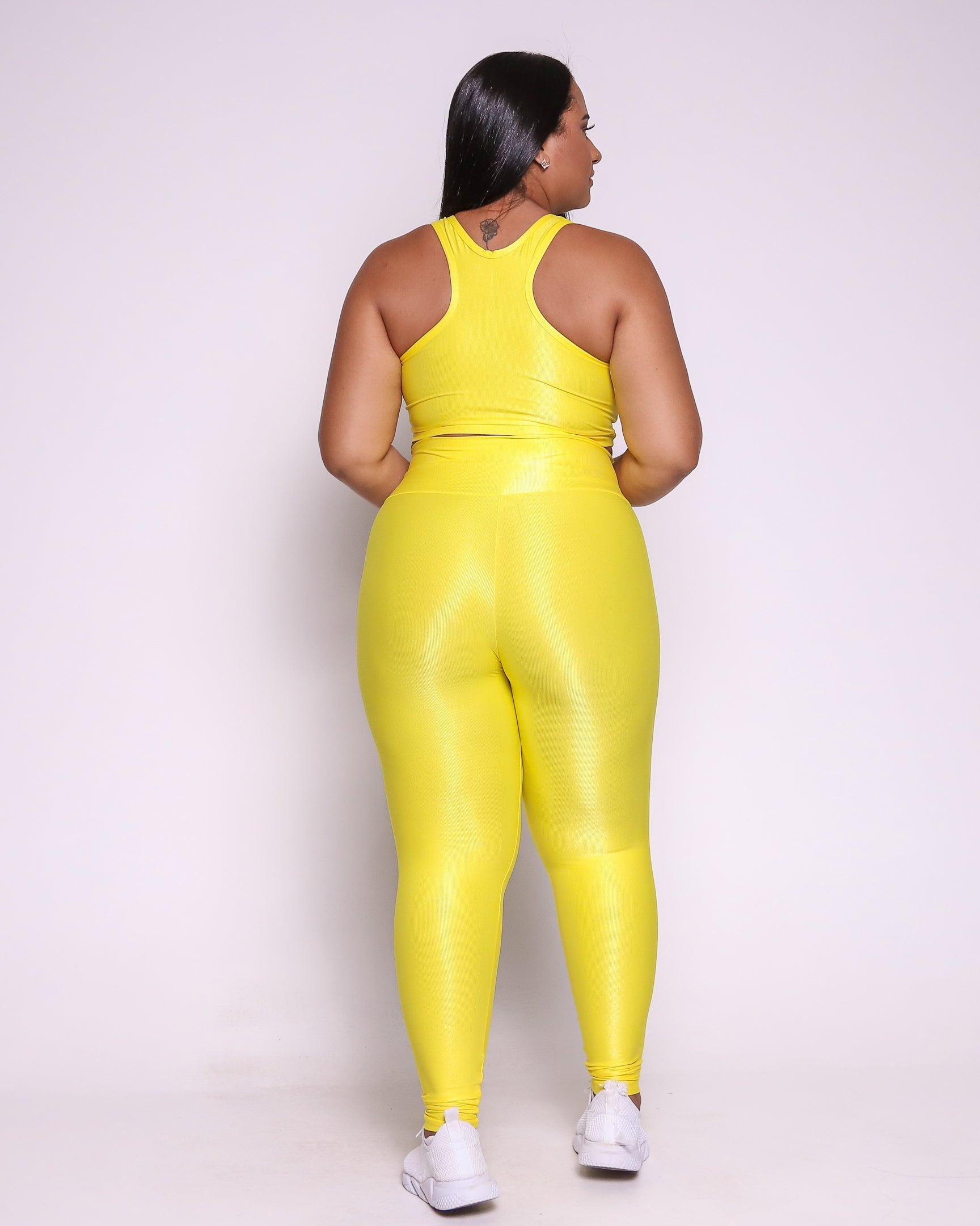 Conjunto Legging Curve Plus Size + Top Nadador (Todas cores)