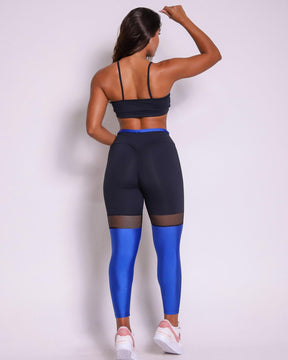 Conjunto Legging Empina Bumbum Metalic + Top