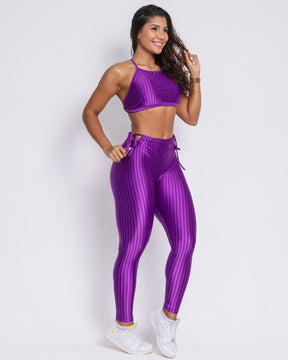 Conjunto Legging Empina Bumbum Cirre + Top Paula