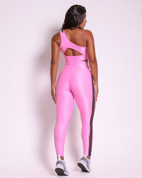 Conjunto Legging Básico Essence Tela Lateral + Top