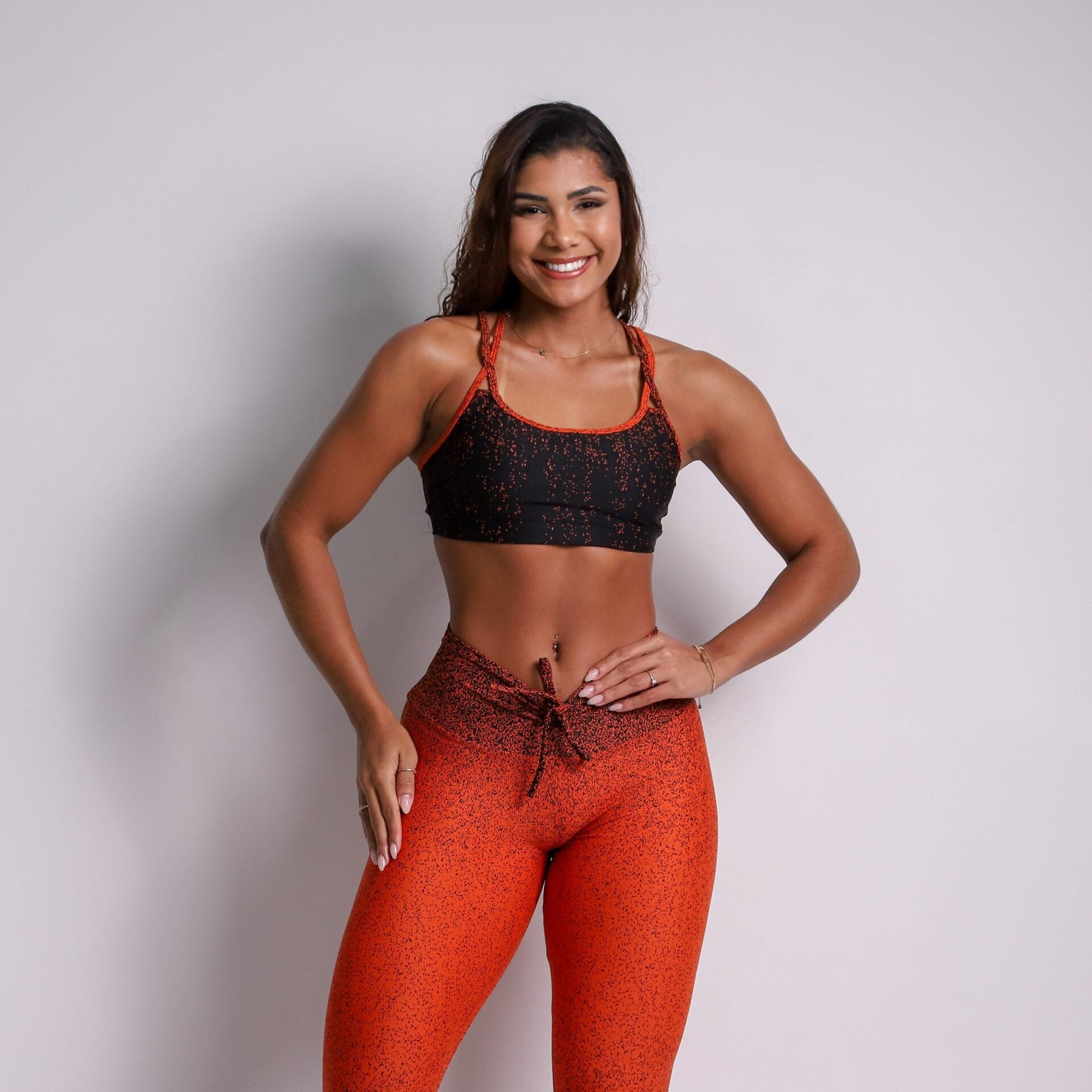 Conjunto Legging Empina Bumbum Degradê + Top Lu