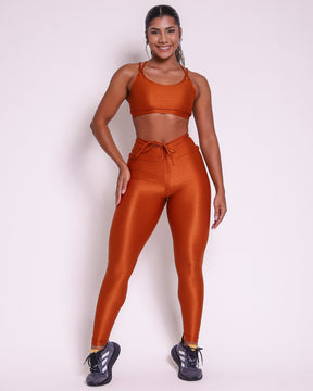 Conjunto Legging Empina Bumbum Compressão + Top Lu