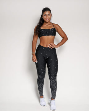 Conjunto Legging Básico Cós Fino + Top Bianca