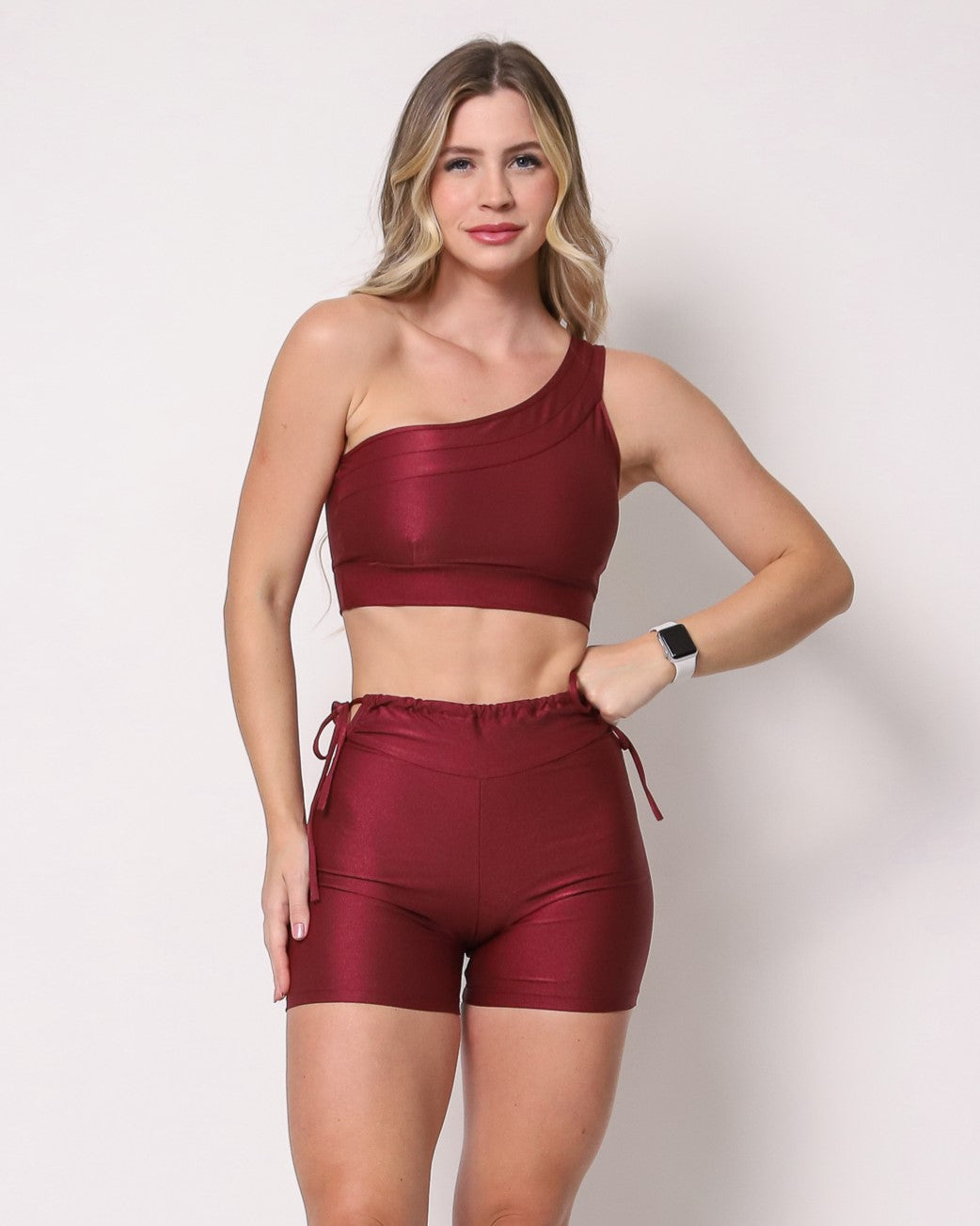 Conjunto Short Empina Bumbum Ajuste + Top Paloma