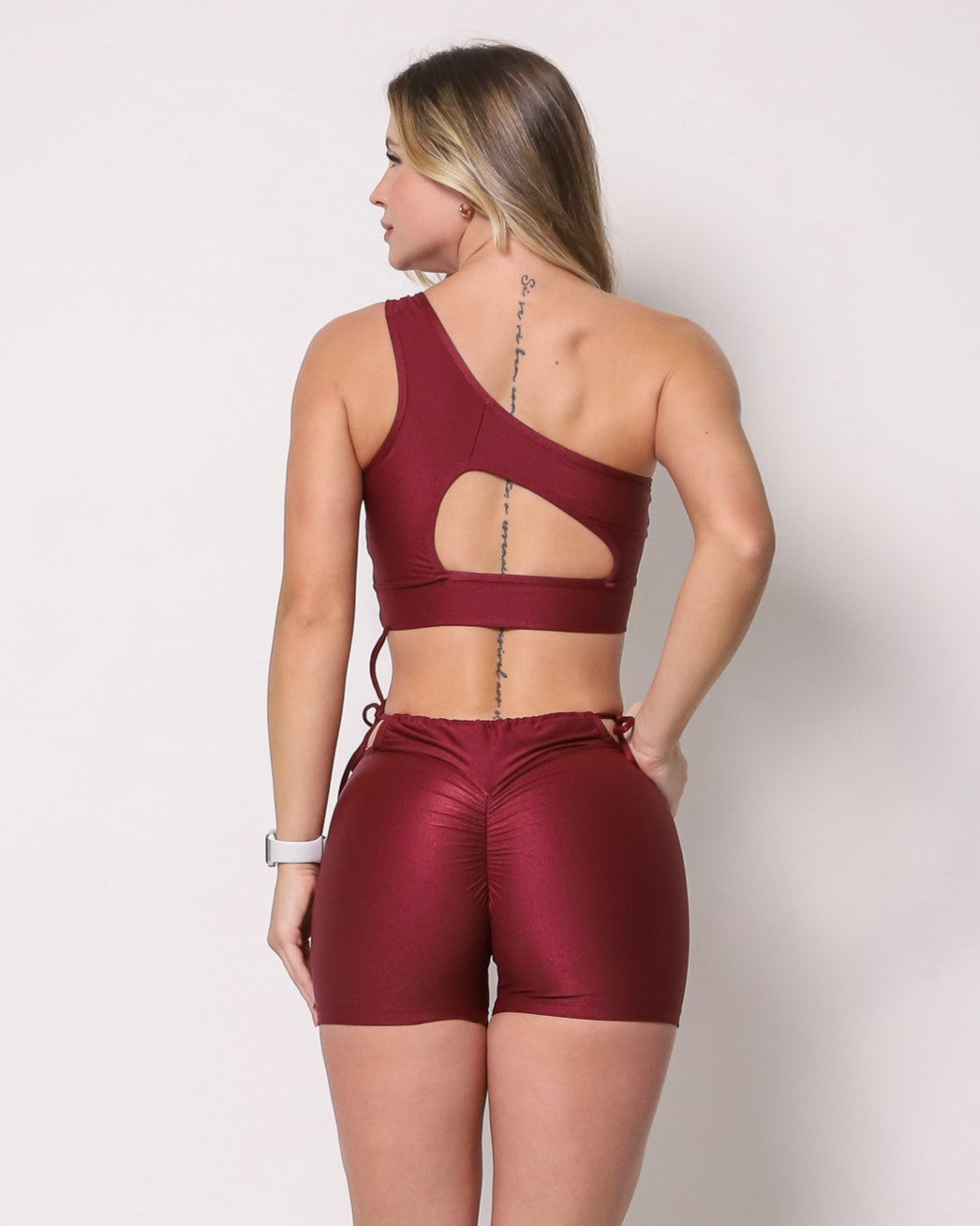 Conjunto Short Empina Bumbum Ajuste + Top Paloma