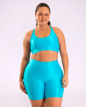 Conjunto Bermuda Curve Plus Size + Top Luna (Todas cores)